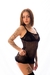 VESTIDO DE RED NEGRO TALIMEL ART 620 - comprar online
