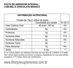 Pasta de Amendoim com Mel e Chocolate Branco crocante - 1010 kg - comprar online