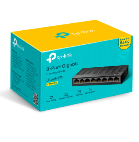 SWITCH 8 PUERTOS INTERNET BASE 1000 TPLINK