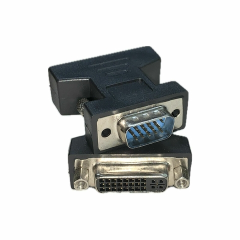 ADAPTADOR CONVERTIDOR VGA A DVI 24+5 HEMBRA