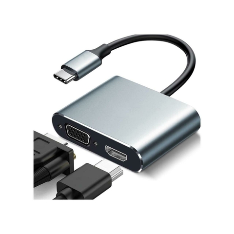 CONVERTIDOR TIPO C A HDMI-VGA