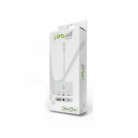 ADAPTADOR TIPO IPHONE A JACK 3.5-TIPO C-USB - comprar en línea