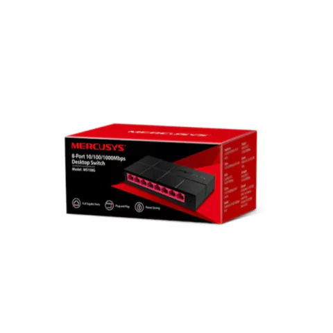 SWITCH 8 PUERTOS INTERNET BASE 1000