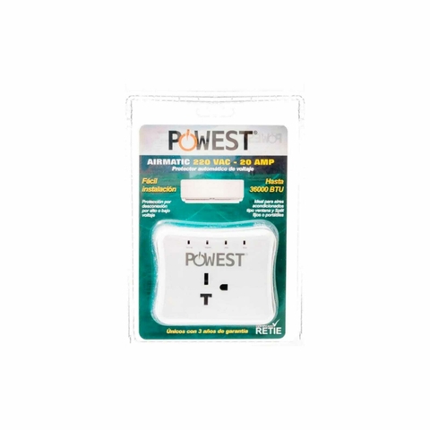 PROTECTOR DE VOLTAJE 220 VAC 20A AIRE ACONDICIONADO