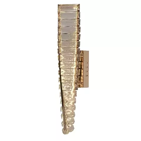 Arandela Espiral Metal/Cristal LED 3000k Sindora