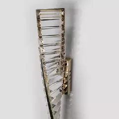 Imagem do Arandela Espiral Metal/Cristal LED 3000k Sindora