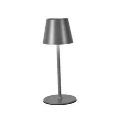 Abajur LED sem fio Bateria Recarregável USB 30cm Cinza - comprar online
