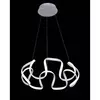 PENDENTE LED 3000K 64W BIVOLT Ø55X25CM METAL E SILICONE