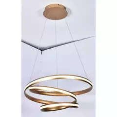 PENDENTE LED 3000K 56W BIVOLT Ø50X27CM METAL E SILICONE - loja online