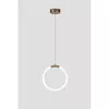 PENDENTE 25CM 10W 3000K BIVOLT METAL+ACRILICO BRONZE