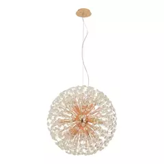 Pendente Redondo Ø60cm Metal e Cristal - comprar online