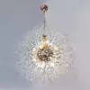 Lustre Pendente de Cristal Moderno Sunshine Ø80cm Dourado para Quartos, Cabeceira de Cama, Sala de Estar e Lavabo