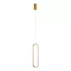 PENDENTE LED 3000K 20W BIVOLT 40X10CM METAL E SILICONE