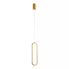 PENDENTE LED 3000K 20W BIVOLT 40X10CM METAL E SILICONE