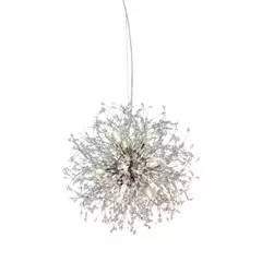 Pendente Ø60cm Metal e Cristal - loja online