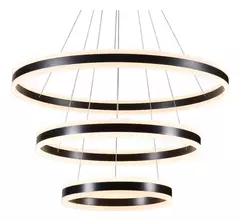 Lustre Pendente Led 3 Anéis Escovado 226w 3000k na internet