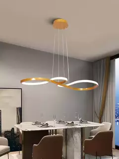 Pendente Infinito Moderno 40w Bivolt 3 Opções De Cor 110v/220v na internet