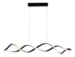 Imagem do Lustre Pendente Led 56w 3000k Espiral Moderno 100cm