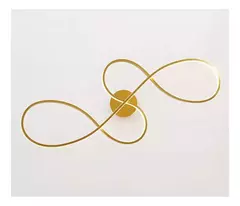 Pendente Infinito Moderno 40w Bivolt 3 Opções De Cor 110v/220v - Sunshine Lustres e Iluminação