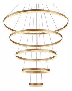 Pendente Lustre Ø100cm Metal Acrílico 188w na internet