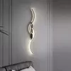 Arandela Luminária 74cm Ondas Parede