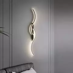 Arandela Luminária 74cm Ondas Parede