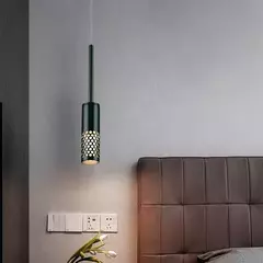 PENDENTE LED 3000K 6W BIVOLT Ø5X19CM METAL E ACRÍLICO