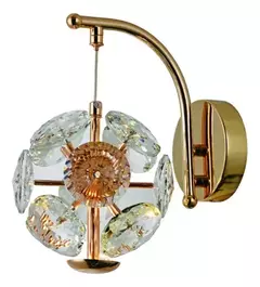 Arandela de Parede LED 3000K 5W Bivolt 20x15cm Metal e Cristal Transparente na internet