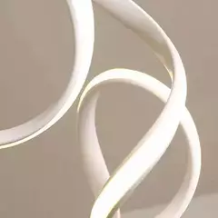 PENDENTE LED 3000K 64W BIVOLT Ø55X25CM METAL E SILICONE na internet