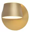Arandela 12x12cm 14w 3000k 1400lm Bivolt Metal Dourado Acrilico