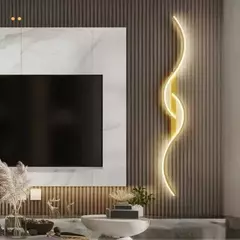 Arandela Luminária 74cm Ondas Parede - loja online
