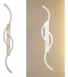 Arandela Luminária 74cm Ondas Parede