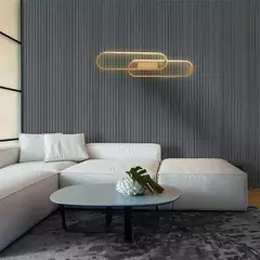 Arandela de Parede LED 3000K 36W Bivolt 12x60cm Metal e Silicone na internet