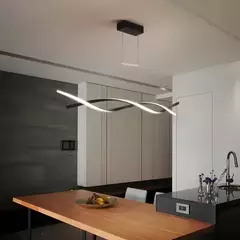 PENDENTE LED 3000K 40W BIVOLT 100CM METAL E SILICONE - comprar online