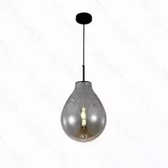 Pendente 20×30cm E27x1 Metal Bronze+Vidro Transparente Cabo: 3m Bronze na internet