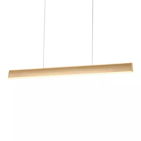 Lustre Pendente Dourado Led Bivolt Dourado