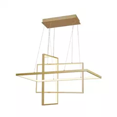 PENDENTE LED 3000K 113W BIVOLT 50X80X40CM METAL E SILICONE