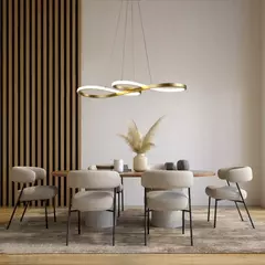 Pendente Infinito Moderno 40w Bivolt 3 Opções De Cor 110v/220v - comprar online