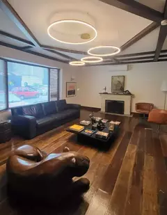 Conjunto de Pendentes LED Redondo Quádruplo 3000K 175W Bivolt Ø100cm Metal e Acrílico Dourado na internet
