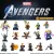 16 Bonecos Melhor Coleção Avengers Marvel Guerra Infinita
