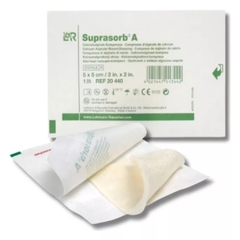 SUPRASORB A 5 X 5 CM CURATIVO DE ALGINATO DE CALCIO ESTERIL - 1 UND - Class Doctor Produtos para Saúde