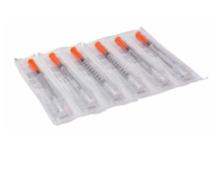 SERINGA P/ INSULINA 1,0 ML COM AGULHA - 8mm - 30G - BLISTER INDIVIDUAL - CX 100 UND. na internet