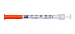 SERINGA INSULINA 0,3 ML AGULHA 32G - BLISTER INDIVIDUAL - CX 100 UND. - Class Doctor Produtos para Saúde