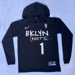 Blusa Brooklyn Nets com capuz