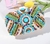 Clutch Pedrarias Turquesa