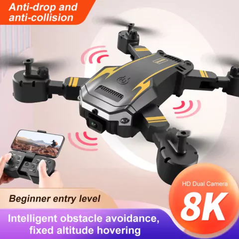 NOVA Drone 8K 5G GPS Fotografia Aérea Profissional HD Para Evitar Obstáculos Helicóptero De Quatro Rotores Distância RC 1000M