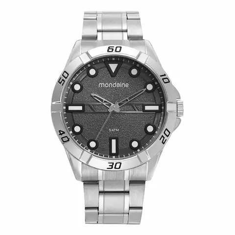 Relógio Masculino Mondaine Prata - 48MM