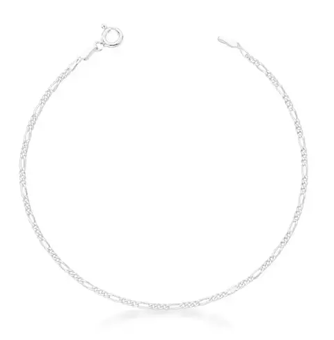 Pulseira Masculina Fígaro 2MM - Prata 925