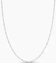 Corrente Masculina Fígaro 2MM - 70cm - Prata 925