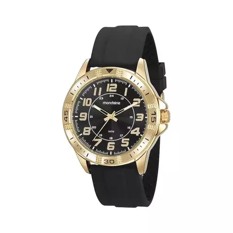 Relógio Masculino Dourado e Preto 22MM